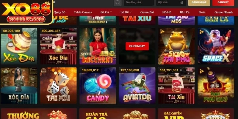 Mở trình duyệt và truy cập trang chủ để đăng ký XO88