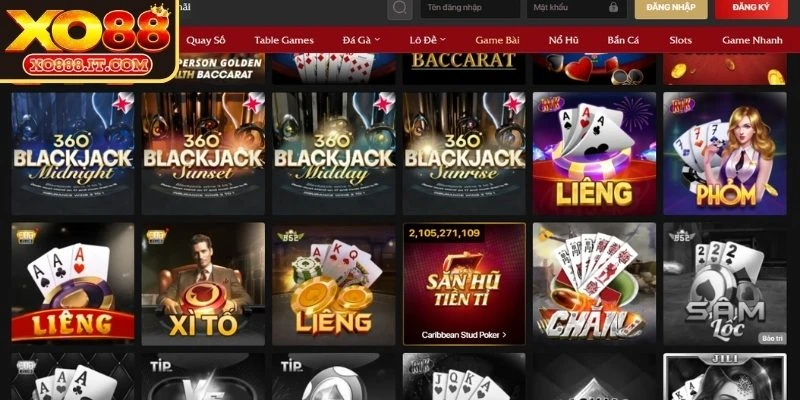 Ưu điểm nổi bật của game bài XO88
