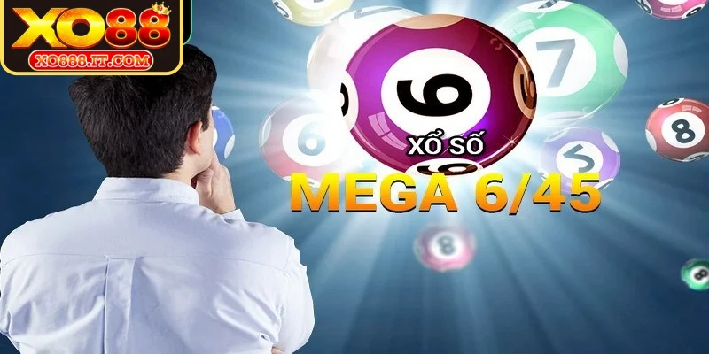 Mega 6/45 là sản phẩm xổ số tự chọn đầu tiên của Vietlott tại Việt Nam