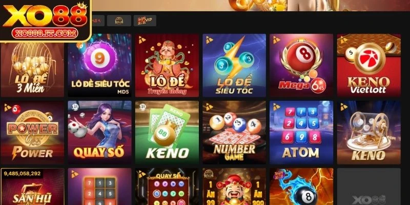 XO88 cung cấp nhiều hình thức xổ số đa dạng